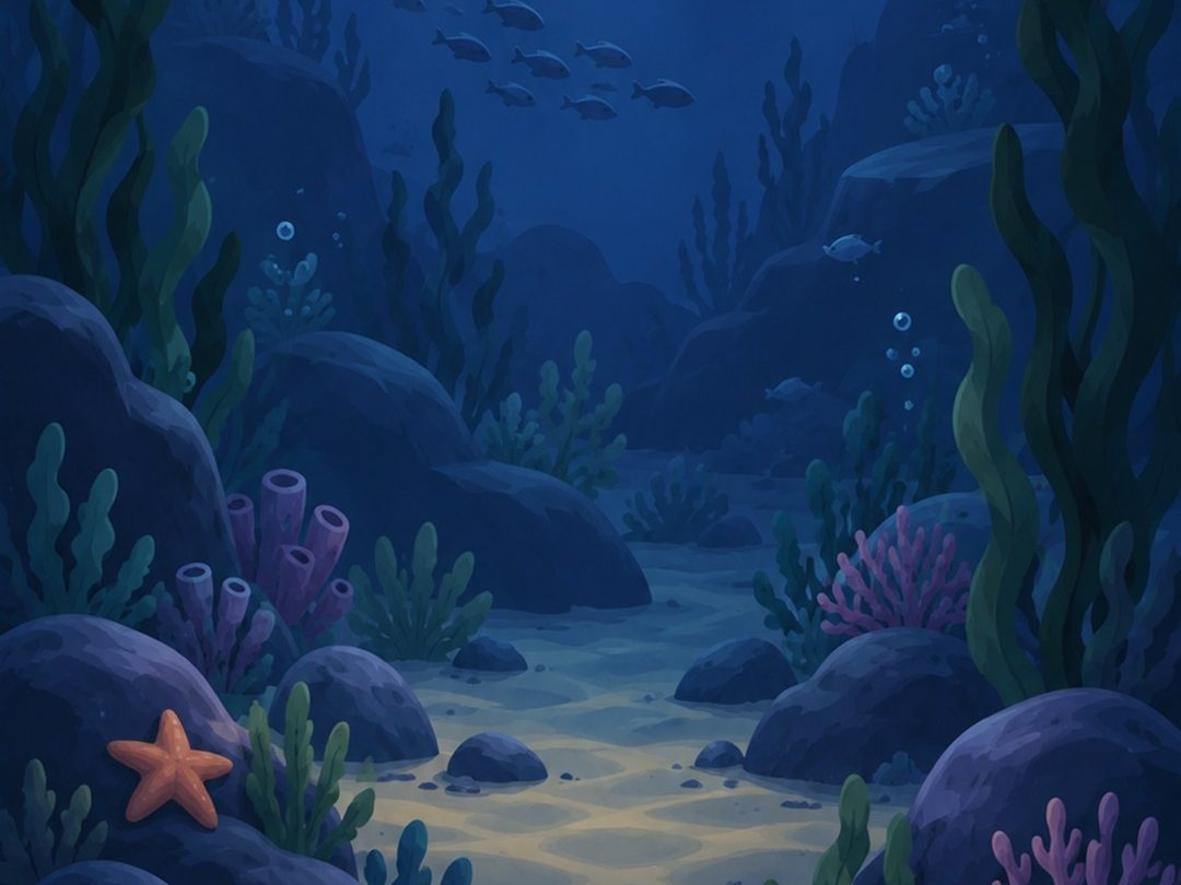 An underwater scene